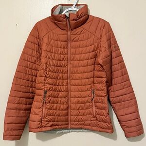 Columbia Women's Rust Orange Packable Puffer Jacket